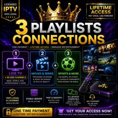 3 playlists Lifetime
